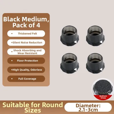 Anti-slip Durable Silent Chair Leg Protectors 8 Pieces