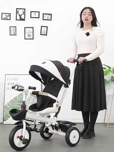 WEIJIA | Xe Đạp 3 Bánh Điều Chỉnh Góc Nằm và Ngồi Có Âm Nhạc