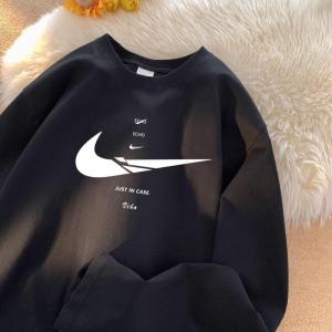 American Breathable Pure Cotton Long Sleeves T-Shirt Mens Ins Trendy Spring and Autumn Loose Inner Wear Casual Bottoming Shirt Top Clothes