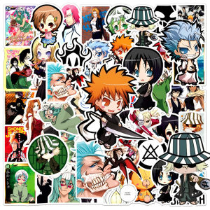 Bandai | Cool Bleach Anime Bộ Hình Dán Kurosaki Ichigo Rukia Hoạt Hình - DIY Ván Trượt Điện Thoại Graffiti Đề Can Chống Thấm Nước 10/30/50 Chiếc