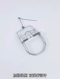 HTF Outdoor Steel Mouse Trap Weasel Catch Catch Spring Trapt Rodent Cage Mole Repeller Rat Trap