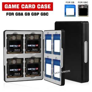 Black For GBC/GB/GBA SP Game Card Holder Storage Box Organizer Silicone Inner Liner Magnetic Protection Game Consoles Hard Shell