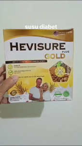 [BOX] Hevisure Gold Original susu Herbal Alami Untuk Mengatasi Diabetes Original