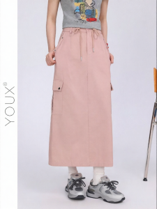 YOUXIANG | Chân Váy A-Line Mùa Hè Phong Cách Retro Mới