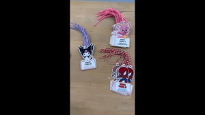 Custom Die Cut Gift Tag / Customised Hang Tag For Children Birthday Kids Goodie Bags Events Wedding