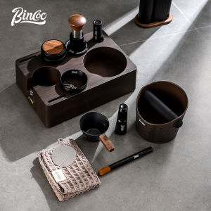 BINCOO Espresso Tamper Holder Station Durable Non Slip Espresso Tamper Mat Stand Coffee Tamping Espresso Station for Countertops