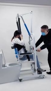 Hydraulic Transfer Chair with Lifter Arm