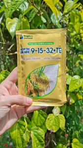 [VTNN TIEN KHOA] HOPTRI 9-15-32+TE phân bón NPK gói 60g giúp vô gạo nhanh chắc hạt thân cứng cáp