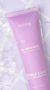 FACETOLOGY Triplecare Facial Gel Wash Cleanser 100mL || Facial Wash || Sabun Cuci Muka Facetology Original