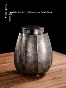 BANXILONG | Hộp Đựng Trà Sắt Tinh Khiết Handmade