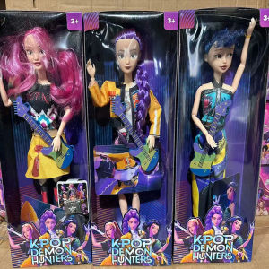 2025 NEW With# Delicate Texture Anime* 30CM K-Pop Demon Hunters&Doll Vinyl Toy.Rumi Mira Zoey Birthday Surprise Gift For Girls