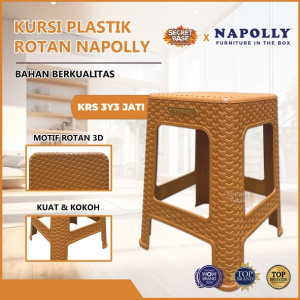 NAPOLLY KURSI KRS 3Y3 - Kursi Rotan & Bangku Plastik