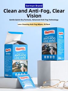 ONEFULL | Non-Scratch Anti-Fog Lens Cleaning Wet Wipes