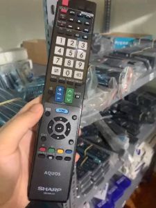 Điều khiển tivi Sharp Aquos hàng chính hãng Remote tv Sharp GB039WJSA dòng LCD - Hàng mới 100%