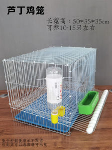 Rutin Chicken Coop Domestic Encryption Chicken Cage Automatic Drinking Iron Wire Galvanized Cage Breeding Rutin Chicken Special Egg Cage