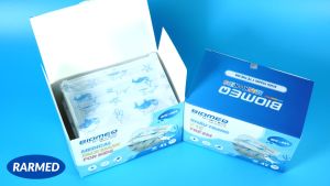 Hộp 50 cái khẩu trang 4 lớp trẻ em Biomeq Mask+ Kids kháng khuẩn mềm mịn: Trên 8 tuổi