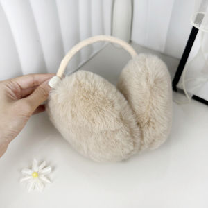 Womens Winter Ear Muffs Plush Cute Bicycle Riding Warm Anti-freeze Ear Protection Post-wearing Style Ear Covers Ear Caps