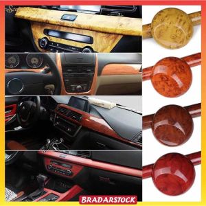 6D GLOSSY WOOD STICKER High Quality Wrapping Film Tint Tinted Car Panel Sticker - 30cm x 100cm - 6 Colors - Real Wood Effect with Low Shrinkage and Excellent Sticking Effect