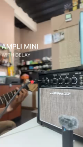 Amplifier ampli Gitar Mini delay distortion 15W