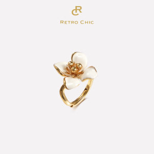 Gold Wire Four-Petal Flower Accessory