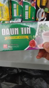 TEH CELUP HERBAL DAUN TIN Isi 20 Tea Bag