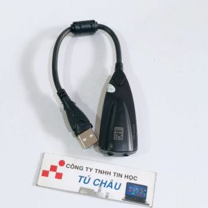 USB âm thanh / USB Sound 5HV2 Virtual 7.1 Surround dây dài 25Cm (Chống nhiễu chất lượng)