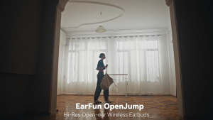 EarFun OpenJump Open-Ear Comfort Hi-Res BassSurge™ Wireless Earbuds