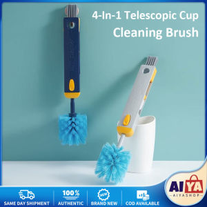 Cleaning Brush 4 in 1 Multi-Functional Groove Crevice Cleaning Brush Portable Bottle Cap Cleaning Tools for Bottle Cup Nursing
