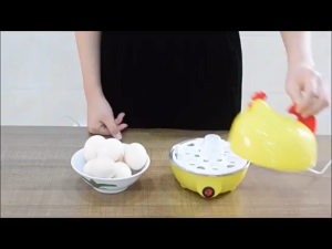 Hen Egg Boiler Electric Egg Steamer Mini Egg Cooker Food Warmer Breakfast Maker Machine Kitchen Tool