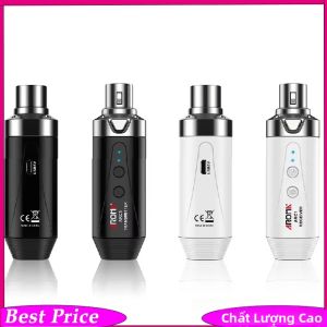 AROMA | Bộ Thu Phát Guitar Không Dây Hai Kênh ARC-01 5.8G Hệ Thống Truyền Âm Thanh Không Dây Cho Micro Và Nhạc Cụ Micro Cài Áo Sạc Lại Được