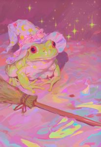 Kayou | Classic Fantasy Halloween Pet Frog Sparkling Pumpkin Disco Cute Ghost Diamond Painting Wall Art Pictures Home Decor