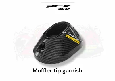 PCX 160/ HONDA CLICK 160 MUFFLER TIP TWILL CARBON