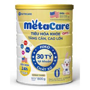 Lon 850g Sữa Nutricare Metacare OPTI 0+ .Tiêu hoá khoẻ tăng cân cao lớn