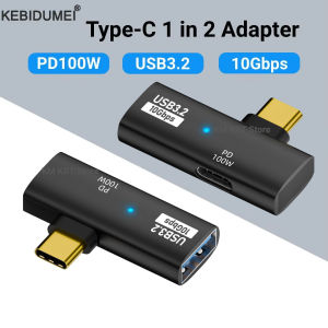 USB C OTG Cable Adapter Type C to USB3.2 10Gbps PD100W Fast Charging Data Adapter for Samsung Huawei Xiaomi Laptop Tablet
