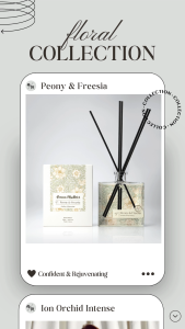 Aroma Matters Peony & Freesia Reed Diffuser Made In Korea 120ml and 250ml