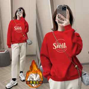 Autumn and Winter Thin Pure Cotton round Neck Sweatshirt Women 2023 New Arrival Small Stylish Niche Style Loose Long Sleeve Top