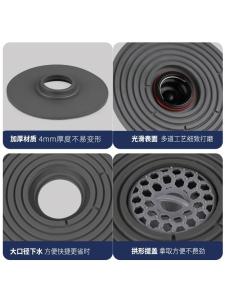 Super Large 138mm Drain Cover Seal Bathrooms Odor Prevention Device round Downspout Core Air Tightness Tool Household Accessories