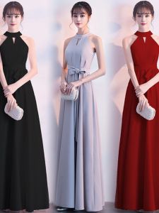 Evening Gown New New Arrival Socialite Halterneck Long Banquet Noble Elegant Host Dress Evening Dress for Women