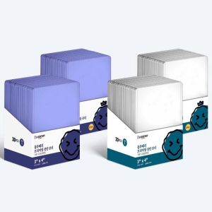 30pcs Blueberry Toploader Stand Set Toploaders With Film Kpop Lomo Card 3x4 Clear Sleeves BERYFM