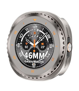 Luxury Metal PC Case for Samsung Galaxy Watch 8 Classic 46mm Full Coverage Protective Frame for Galaxy Watch 8 Watch Accessories