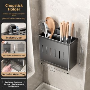 MOSHANG | Kitchen Wall-Mounted Multi-Function Knife and Chopstick Holder
