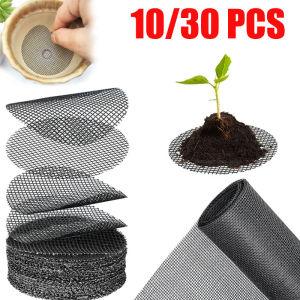 10/30pcs Flower Pot Hole Mesh Pad Round Drainage Hole Screens Prevent Soil Loss Anti Plant Drainage Screens Gasket