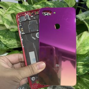 bộ xương vỏ xiaomi mi 8 lite ( gồm sườn.kính lưngnút tăng giảm)