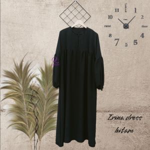 Irina dress gamis cringke airflow premium