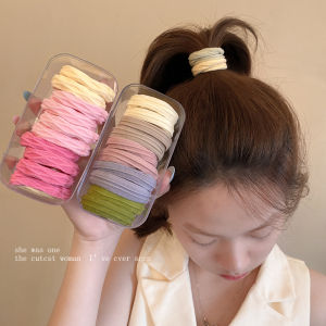 Dây Buộc Tóc Đàn Hồi Siêu Mềm Dây Buộc Tóc Đuôi Ngựa Cao Dây Buộc Tóc Đầu Dây Buộc Tóc Hộp Đựng Dây Buộc Tóc Mới 2025