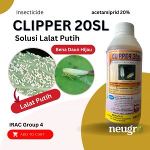 Hextar Clipper 20SL (1L) Racun Kutu Trips Lalat Putih Bena Hijau (Sama MOSPILAN) Acetamiprid 20% White Fly Thrips Green Leaf Hopper 杀虫剂 白粉蝶 蓟马 青蚊
