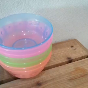 ถ้วยพลาสติก ขนาด 4.3 นิ้ว แพ็ค24ใบ รุ่น443CT ถ้วยของหวาน ถ้วยใส่ของหวาน ถ้วยพลาสติกใส่อาหาร