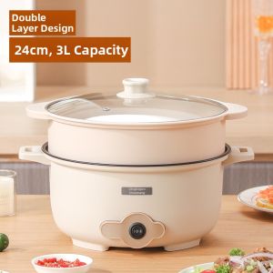[China Plug Without Adapter] SHUQUE | Multipurpose Electric Cooker