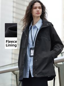 GIOVANNI VALENTINO | Hooded Long Mid-Autumn Warm Jacket