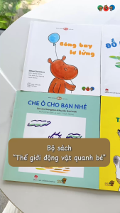 Sách Truyện Ehon cho bé 1-2-3 tuổi - Thế giới động vật quanh bé (0-3 tuổi) - MOGU